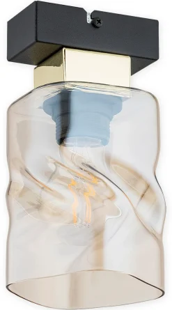 Sklep Kaja Pojedyncza oprawa natynkowa O2961 P1 CZA ZL MERU | Kaja Oświetlenie