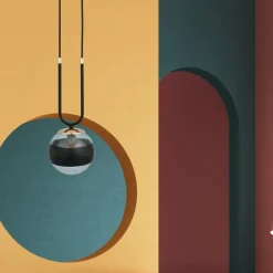 Hot Pojedynczy, estetyczny zwis z ozdobnym kloszem 1113/1 GLAM | Kaja Żyrandole Nowoczesne