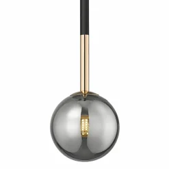 Online Pojedynczy, ozdobny zwis z kloszem P0574-01F-SDFZ ARCTURUS | Kaja Żyrandole Nowoczesne