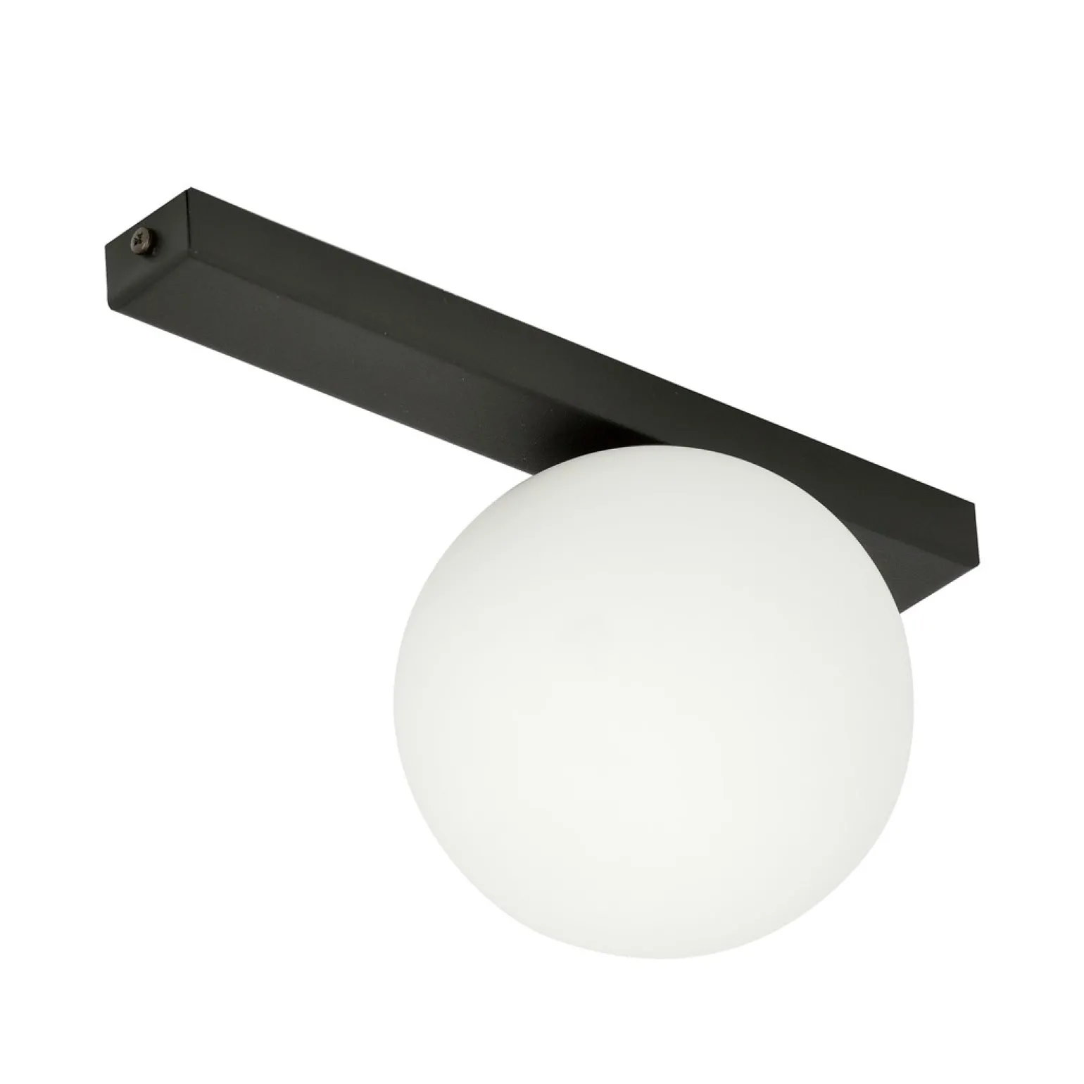 Sklep Kaja Pojedynczy spot natynkowy z białym kloszem 1124/1 FIT | Kaja