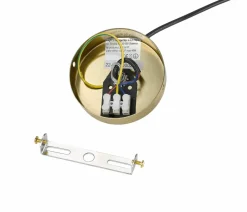 Flash Sale Pojedynczy, złoty zwis z okrągłym kloszem LP-133/1P z serii ARETTE Żyrandole Nowoczesne