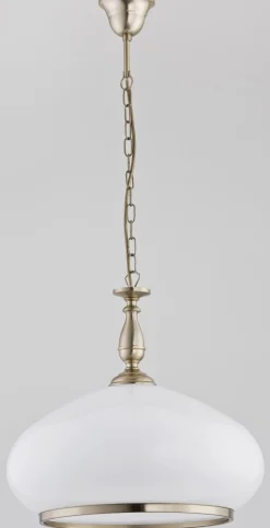 Sklep Kaja Pojedynczy zwis na łańcuchu z pękatym kloszem AL 118 | Kaja