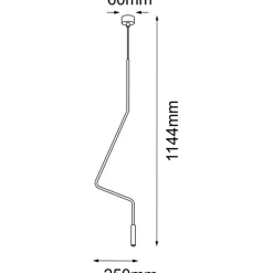 Clearance Pojedynczy zwis o nieregularnym kształcie ANT 5139 NO. VI | Kaja Żyrandole Nowoczesne