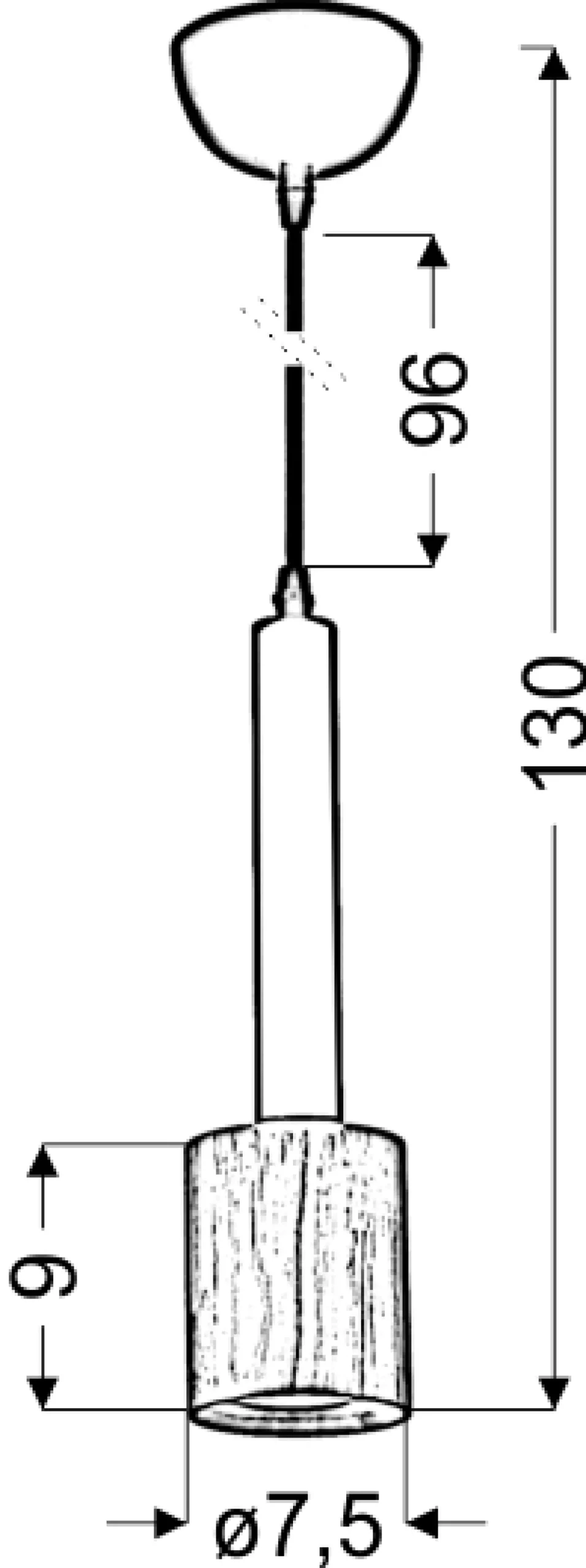 Sklep Kaja Pojedynczy zwis z drewnianą oprawką 31-58782 TANTAL | Kaja Oświetlenie