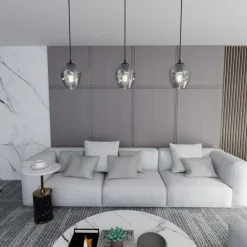 Sale Pojedynczy zwis z nieregularnym kloszem 680/1 ISTAR | Kaja Oświetlenie Żyrandole Nowoczesne