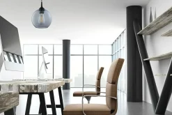 Discount Pojedynczy zwis z okrągłym kloszem, do kuchni TK 6080 z serii CUBUS Żyrandole Nowoczesne