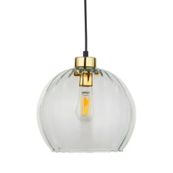 Cheap Pojedynczy zwis z przezroczystym kloszem, do jadalni TK 4578 DEVI Żyrandole Nowoczesne
