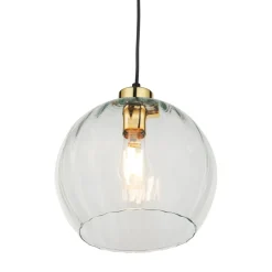 Cheap Pojedynczy zwis z przezroczystym kloszem, do jadalni TK 4578 DEVI Żyrandole Nowoczesne