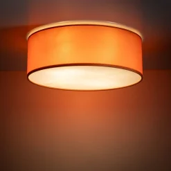 Sklep Kaja Pomarańczowa, abażurowa lampa sufitowa TK 10153 NICOLA ORANGE | Kaja