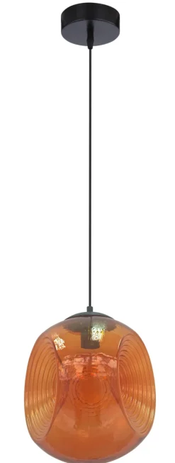 Sklep Kaja Pomarańczowa lampa wisząca do kuchni 31-51233 CLUB | Kaja Oświetlenie