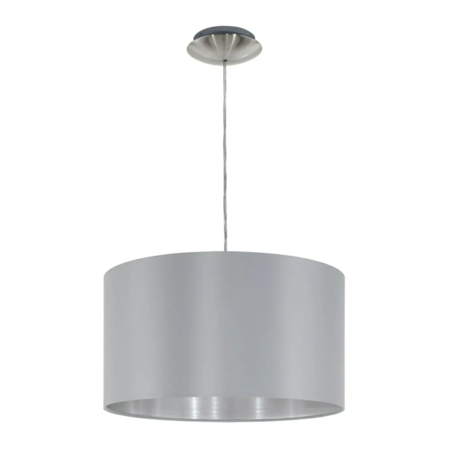 Discount Ponadczasowa, abażurowa lampa wisząca 31601 MASERLO | Kaja Oświetlenie Żyrandole Nowoczesne