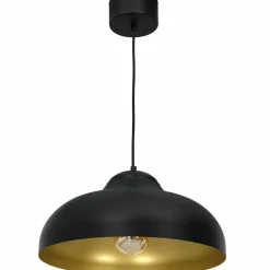 Store Ponadczasowa, czarno-złota lampa do kuchni LX 1539 BASCA | Kaja Żyrandole Nowoczesne