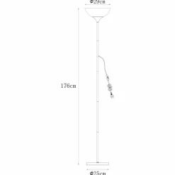 Sklep Kaja Ponadczasowa, czarno-złota lampa podłogowa ZM A4036 z serii SARDA