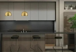 Clearance Ponadczasowa, kulista lampa wisząca do sypialni 10295 CANDY | Kaja Żyrandole Nowoczesne