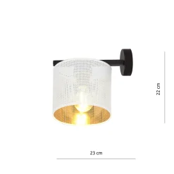 Sklep Kaja Ponadczasowa lampa ścienna do sypialni 1145/K1 JORDAN | Kaja