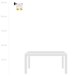 Sklep Kaja Ponadczasowa lampa ścienna do sypialni 1145/K1 JORDAN | Kaja