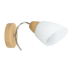 Sklep Kaja Ponadczasowa lampa ścienna z drewnem 8141174 VILETTA WOOD | Kaja