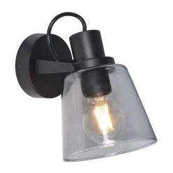 Sklep Kaja Ponadczasowa lampa ścienna z kloszem S230827401 BADOSA | Kaja