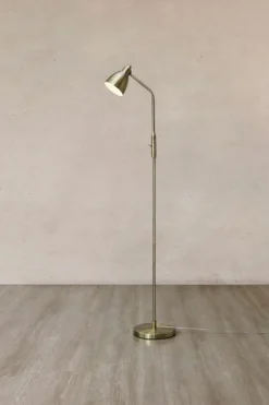 Sklep Kaja Ponadczasowa lampa podłogowa antyczne złoto 108715 STORY | Kaja