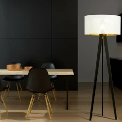 Sklep Kaja Ponadczasowa lampa podłogowa z abażurem 1147/LP1 ASTON | Kaja