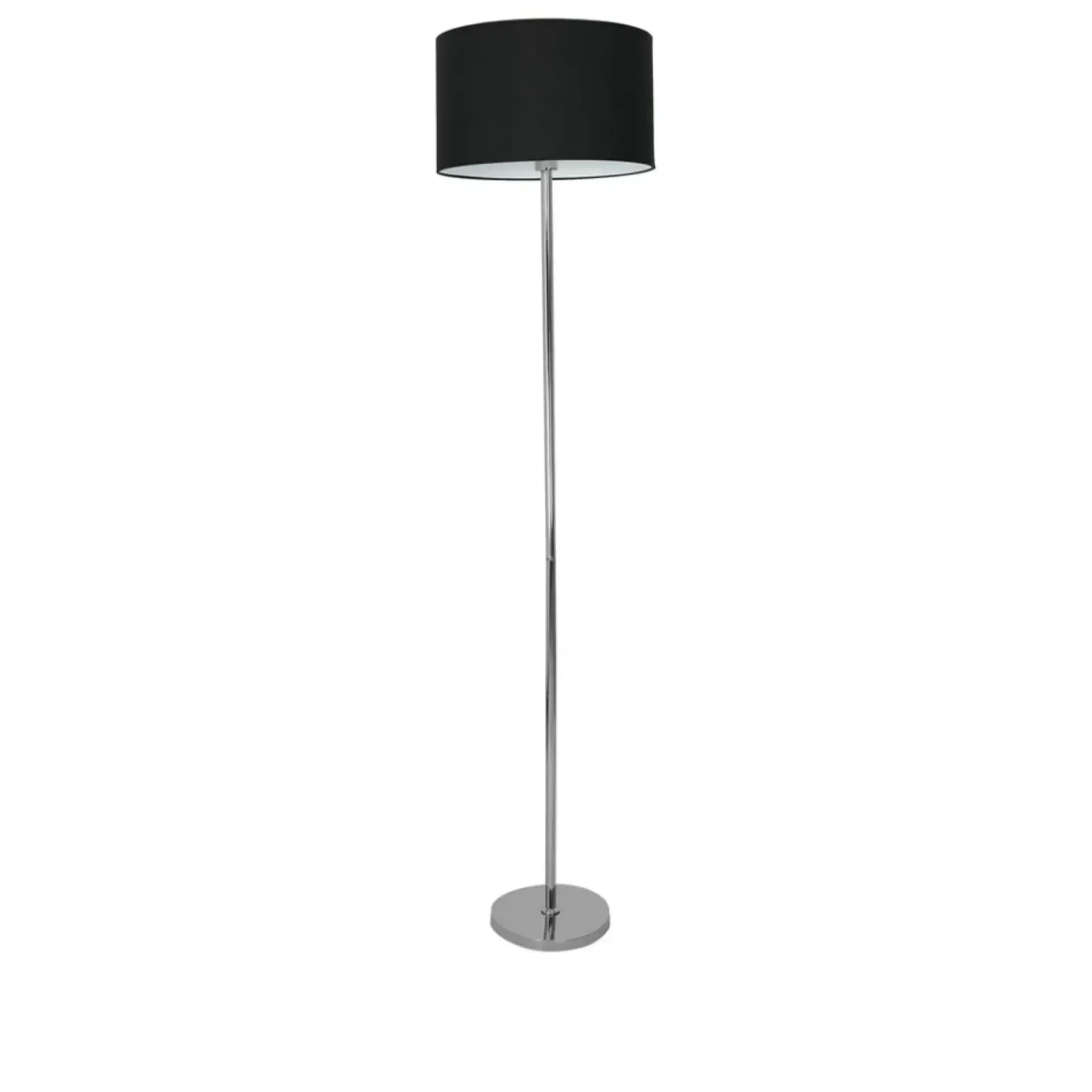 Sklep Kaja Ponadczasowa lampa podłogowa z czarnym abażurem ML6382 CASINO | Kaja