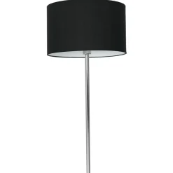 Sklep Kaja Ponadczasowa lampa podłogowa z czarnym abażurem ML6382 CASINO | Kaja