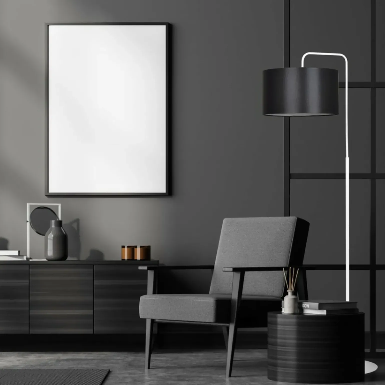 Sklep Kaja Ponadczasowa lampa stojąca do sypialni 571/1 TRAPO | Kaja Oświetlenie