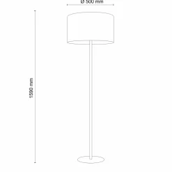 Sklep Kaja Ponadczasowa lampa stojąca do salonu TK 5476 z serii EARTH | Kaja