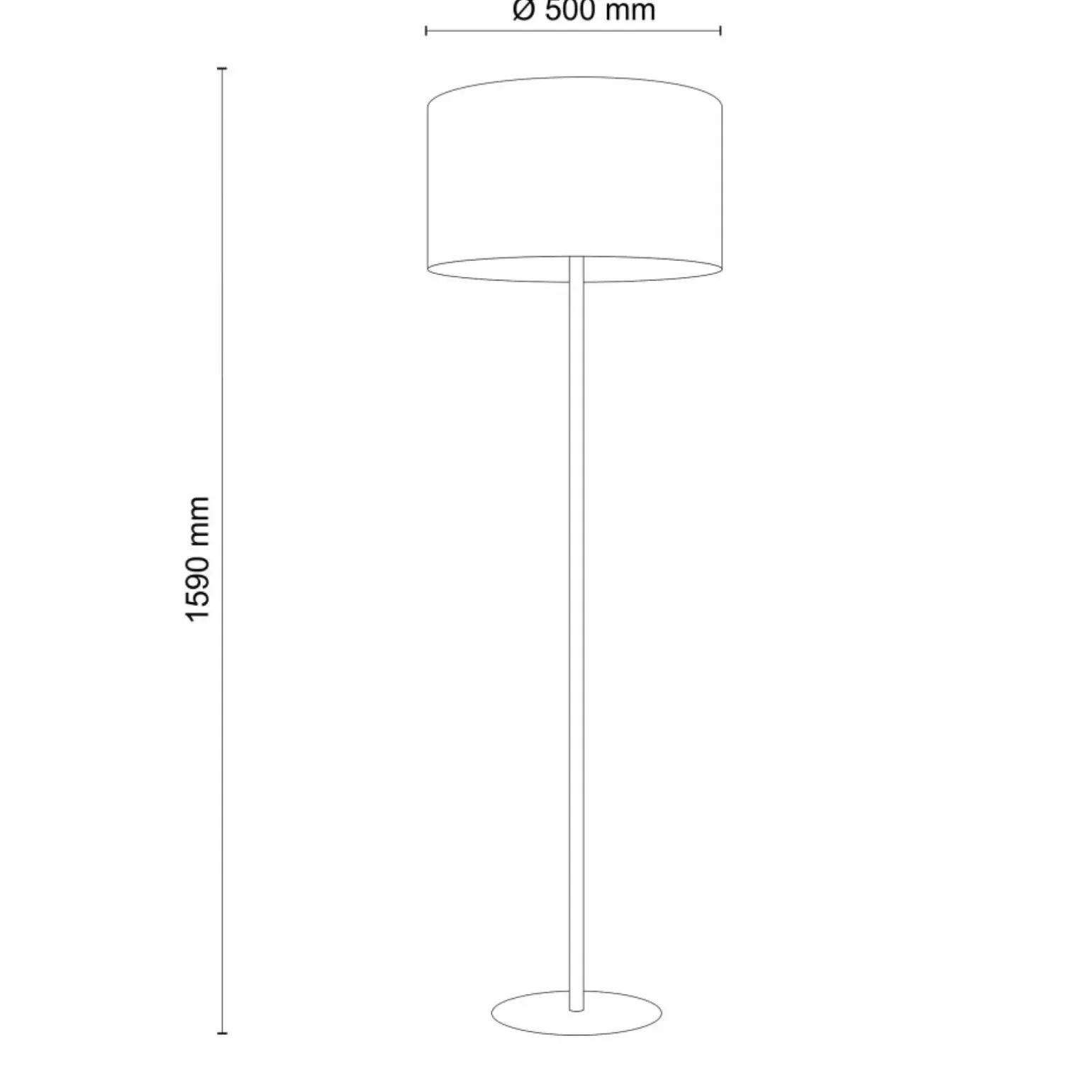 Sklep Kaja Ponadczasowa lampa stojąca do salonu TK 5476 z serii EARTH | Kaja