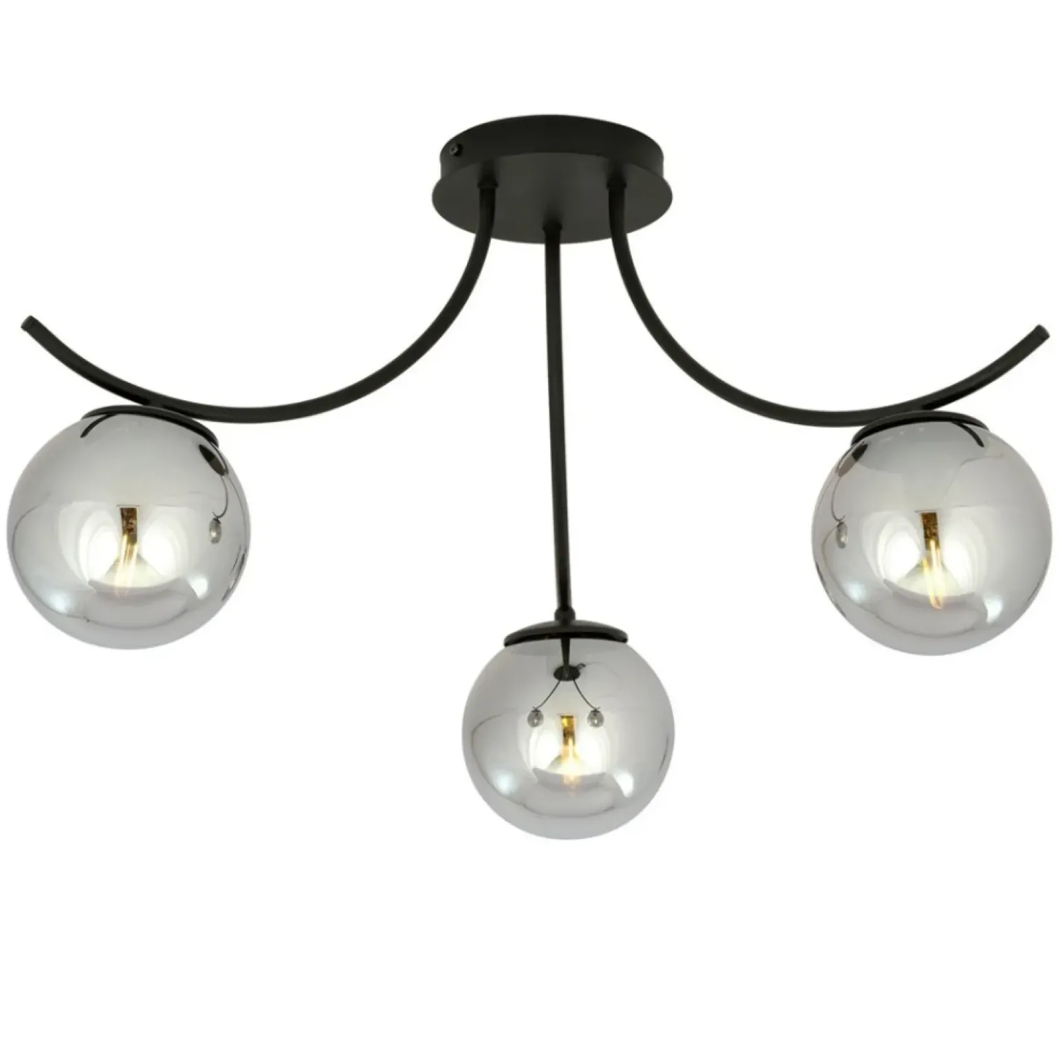 Cheap Ponadczasowa lampa sufitowa do sypialni 1110/3 BOSTON | Kaja Żyrandole Nowoczesne