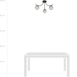 Cheap Ponadczasowa lampa sufitowa do sypialni 1110/3 BOSTON | Kaja Żyrandole Nowoczesne
