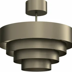 Store Ponadczasowa lampa sufitowa z okręgami LX 3390 RINGS | Kaja Żyrandole Nowoczesne