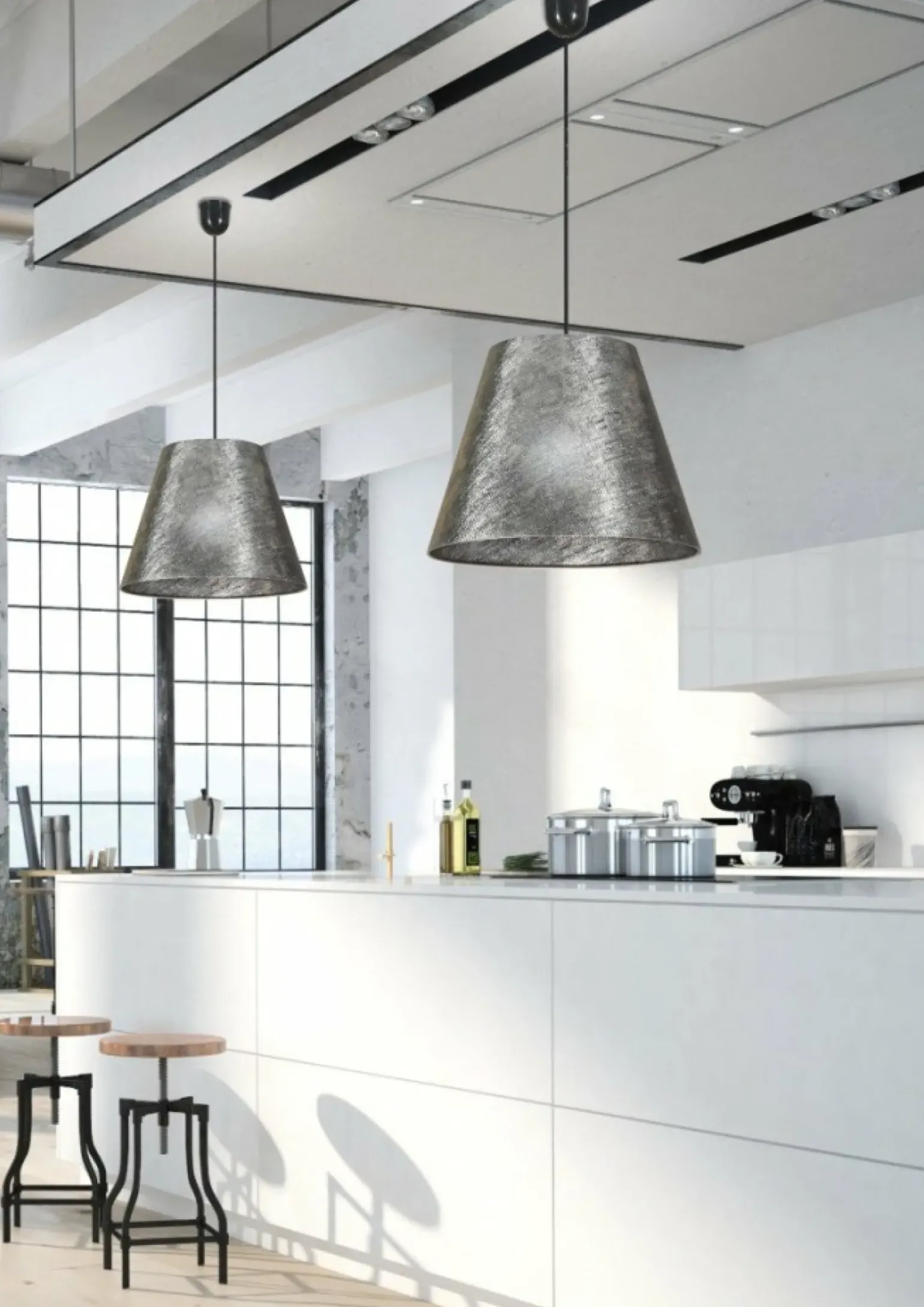 Sklep Kaja Ponadczasowa lampa wisząca do kuchni 31-38326 PLATINO | Kaja