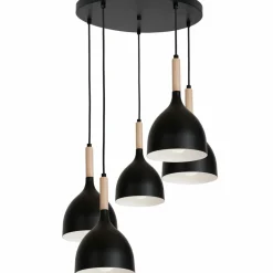 Best Sale Ponadczasowa lampa wisząca, z drewnem LX 1878 z serii NOAK WOOD | Kaja Żyrandole Nowoczesne