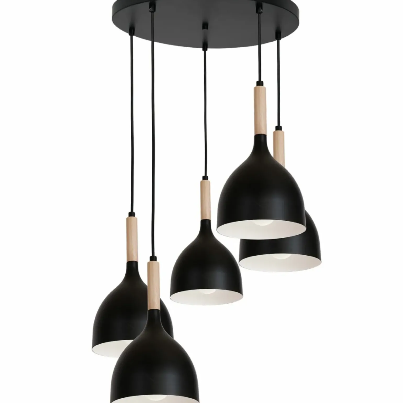 Best Sale Ponadczasowa lampa wisząca, z drewnem LX 1878 z serii NOAK WOOD | Kaja Żyrandole Nowoczesne