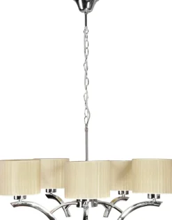 Sklep Kaja Ponadczasowa lampa z beżowymi abażurami 35-04222 DRAGA | Kaja