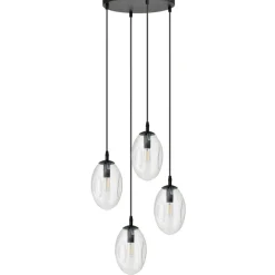 Store Ponadczasowa lampa z podłużnymi kloszami 1265/4PREM z serii ASTRAL Żyrandole Nowoczesne
