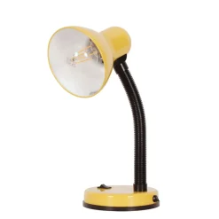 Sklep Kaja Ponadczasowa lampka biurkowa K-MT-203 ŻÓŁTY CARIBA | Kaja Oświetlenie