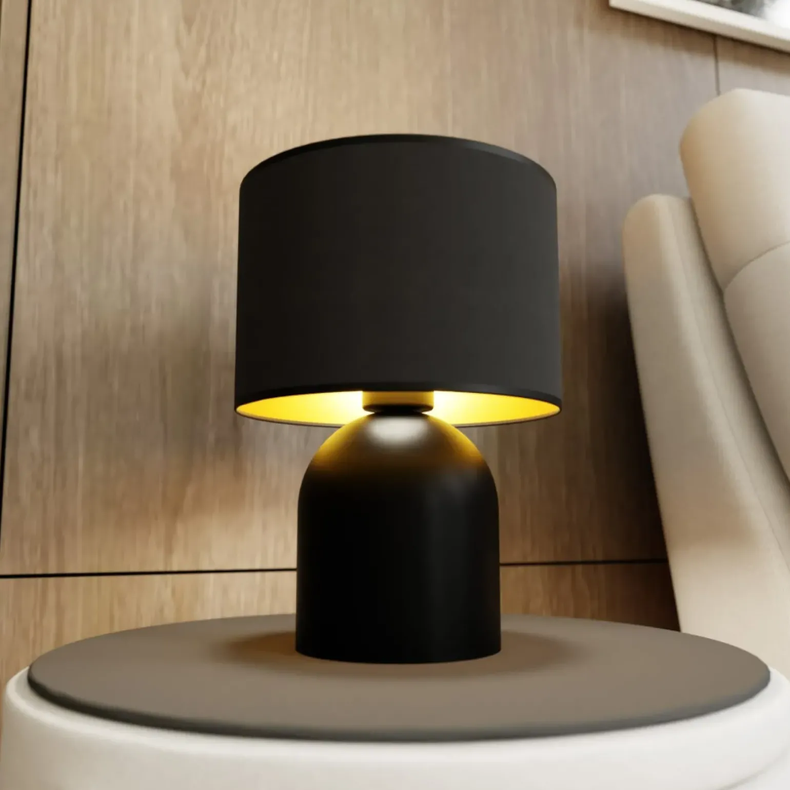 Sklep Kaja Ponadczasowa lampka stołowa z abażurem 1323/LN1 ASPEN | Kaja