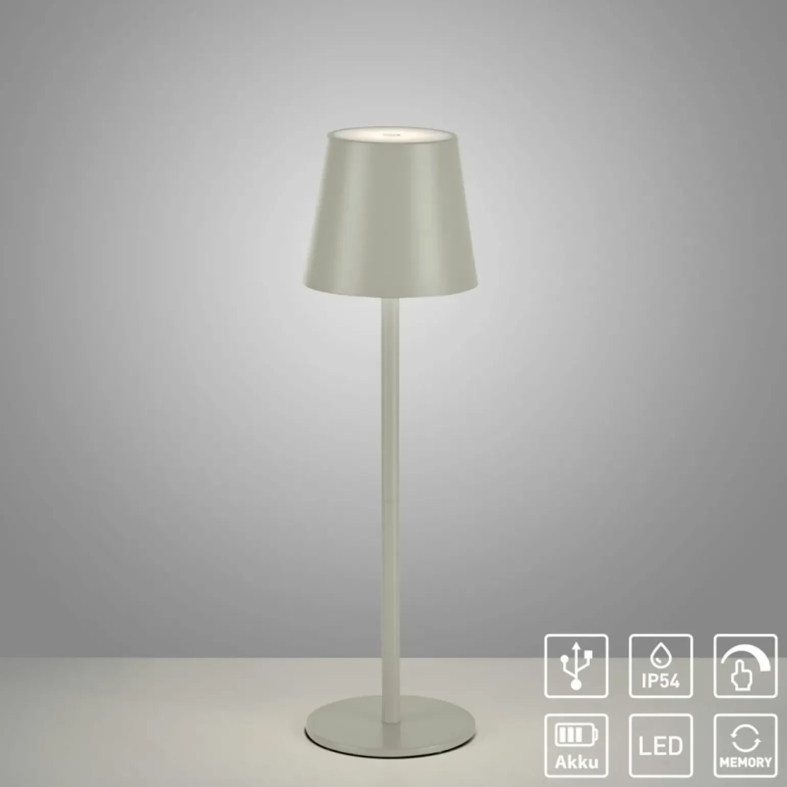 Sklep Kaja Ponadczasowa lampka stołowa ze światłem LED 19250-40 EURIA | Kaja