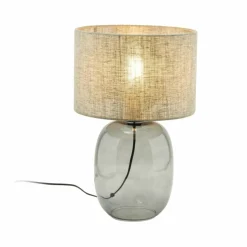 Sklep Kaja Ponadczasowa lampka stołowa z abażurem TK 5989 MELODY GRAPHITE | Kaja