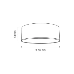 Cheap Ponadczasowa, ledowa lampa do sypialni ⌀28cm 4792802 JOSEFINA | Kaja Żyrandole Nowoczesne