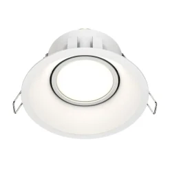 Sklep Kaja Ponadczasowa, okrągła, biała lampa punktowa DL028-2-01W z serii DOT