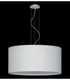 Store Ponadczasowa, prążkowana lampa wisząca ⌀80cm 67526 NODO | Kaja Żyrandole Nowoczesne