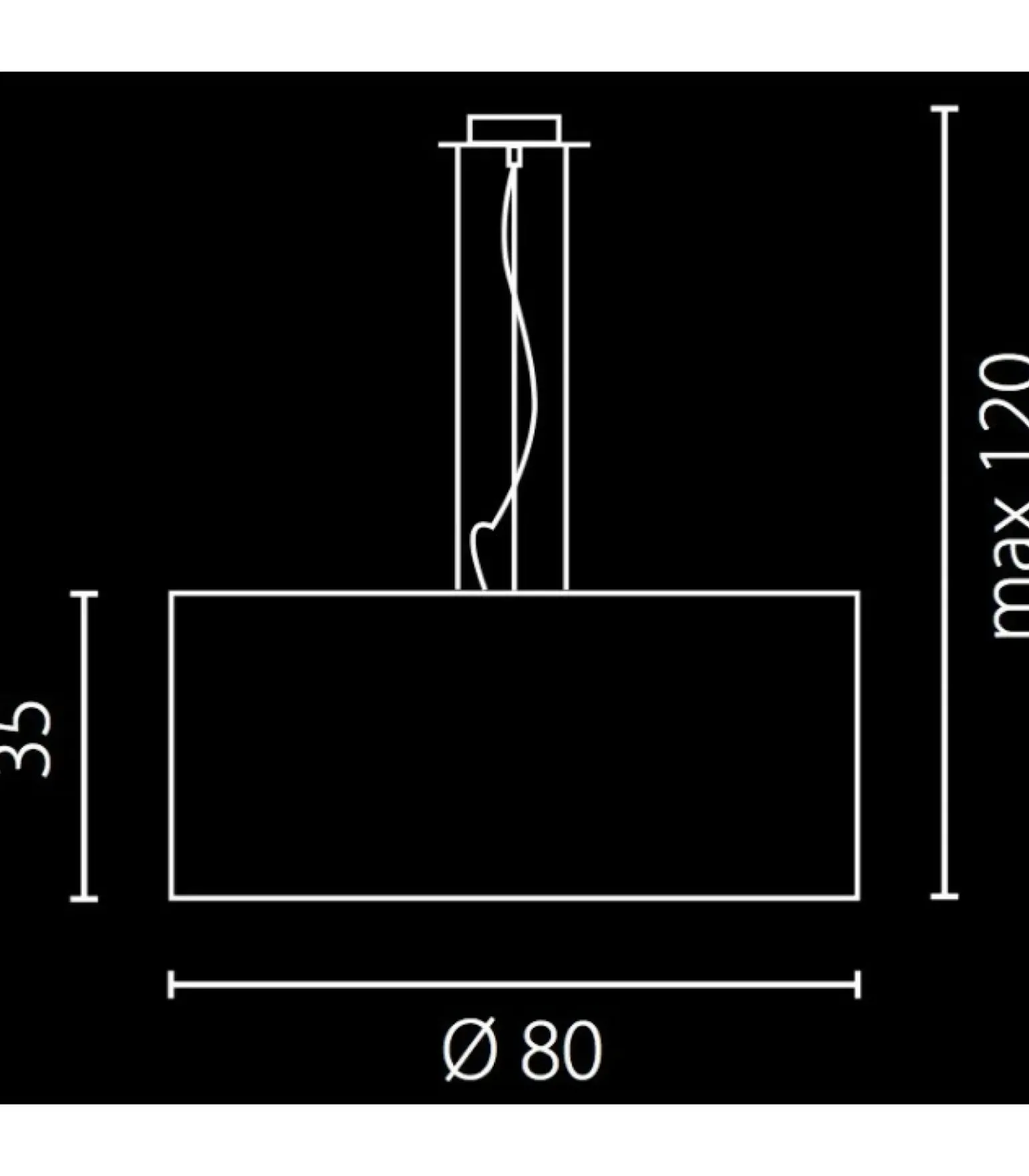 Store Ponadczasowa, prążkowana lampa wisząca ⌀80cm 67526 NODO | Kaja Żyrandole Nowoczesne