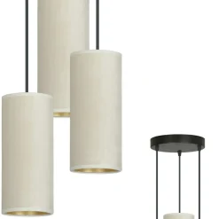 Best Ponadczasowa, smukła lampa wisząca 1059/3PREM BENTE PREMIUM | Kaja Żyrandole Nowoczesne