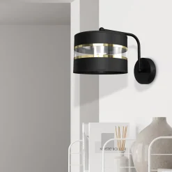 Sklep Kaja Ponadczasowy kinkiet ścienny, stylowy abażur MLP7334 z serii ULTIMO | Kaja Oświe