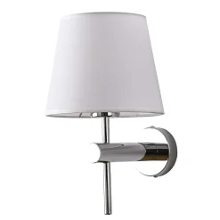 Sklep Kaja Ponadczasowy kinkiet z abażurem LP-1133/1W CH TIVOLI | Kaja