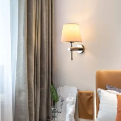 Sklep Kaja Ponadczasowy kinkiet z abażurem LP-1133/1W CH TIVOLI | Kaja