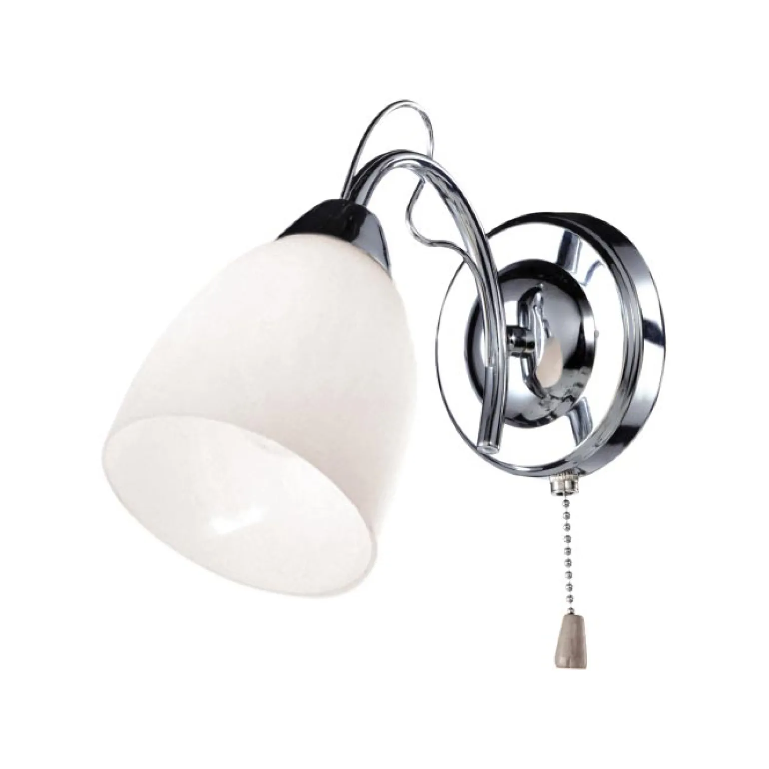 Sklep Kaja Ponadczasowy kinkiet z włącznikiem K-JSL-6218/1W CHR ARON | Kaja